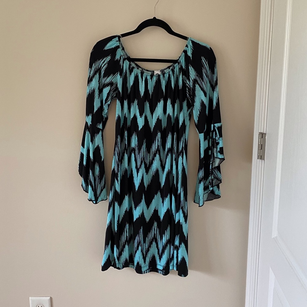 Supper cute blue and black dress